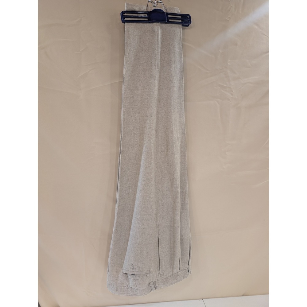 American Eagle Outfitters Men's 100% Linen Beige Dress Pants 38W 32L - Picture 3 of 6